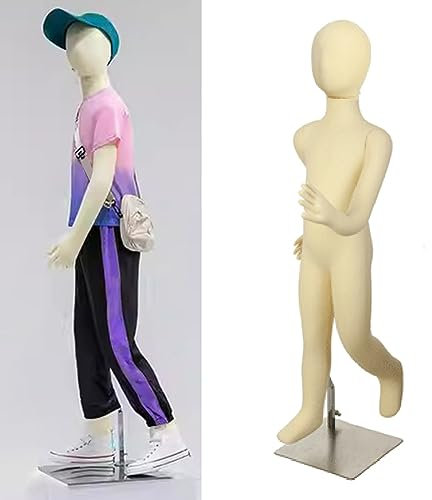 JDSHFEN Schneiderpuppe Flexible Schaufensterpuppe für Kinder im Alter von 1–14 Jahren Jungen Mädchen Babys Kleinkinder Unisex-Kinder feststeckbare,2 Jahre alt