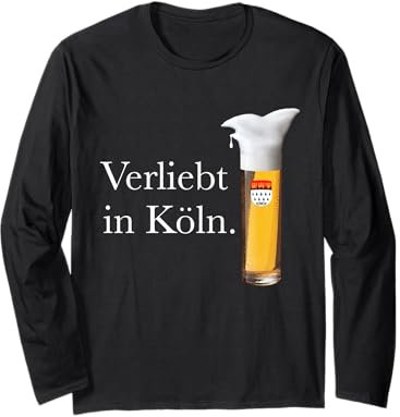 Verliebt in Köln Kölle Alaaf Konfetti Karneval Faschingumzug Langarmshirt