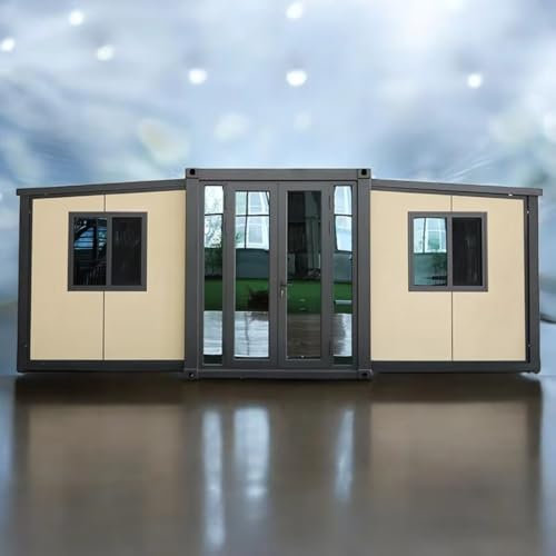 Casa piccola prefabbricata portatile in vendita, casa prefabbricata espandibile mobile 20x40FT con bagno completo e cucina, 1-3 camere da letto, case minuscole pieghevoli, Casa del contenitore a
