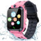 Puhiuyoi Reloj Inteligente Niño, Reloj GPS Niños Localizador y Llamadas IP68 Impermeable SOS Voz Chat Cámara Juegos Despertador, Smartwatch Niños Regalos para Niños Niñas Estudiantes 3-14 Años