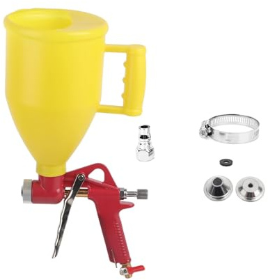 Pistola Pintura, Pistola pulverizadora de Mano de 3 L de Capacidad, Pistola pulverizadora de Aire de plástico de 1/4 pulg. for Pintar Paredes y Decorar el hogar.