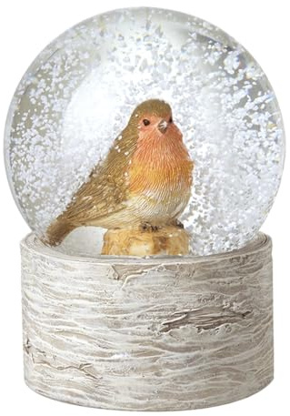 Heaven Sends Palla di neve grande con pettirosso natalizio