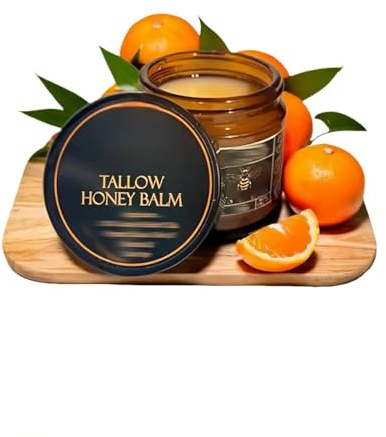 Balsamo corpo al miele grezzo, burro di karité biologico allevato ad erba, prodotto naturale idratante per la cura del viso, una lozione corpo pura e unisex per pelle e viso.