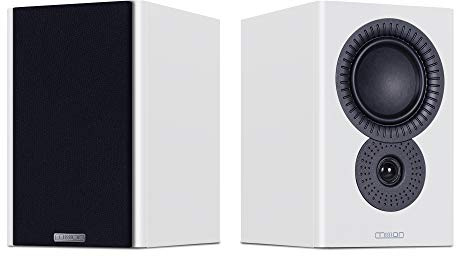 Mission LX-1 MkII Bookshelf or Standmount Speakers in Lux White (LX-1, Lux White)