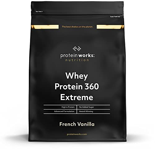 Protein Works Whey Protein 360 Extreme | Premium Protein | French Vanilla | Zugefügt BCAA & Glutamin | 1.2kg
