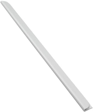 LEO’s - 100 x Klemmschienen Weiß DIN A4 (297 mm) FH 5-6 mm für ca. 50 Blatt - Klemmschiene zum Binden von ungelochten Papier Unterlagen und Blattsammlungen - Klemmleiste aus Hart-PVC