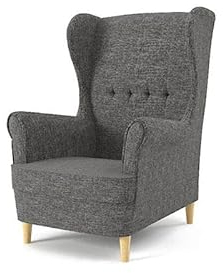 Sofini Ohrensessel Milo! Sessel für Wohnzimmer & Esszimmer! Skandinavisch, Relaxsessel aus Webstoff, Best Sessel! Hit! (Lux 06), Höhe: 104 cm, Breite: 75 cm, Tiefe: 92 cm
