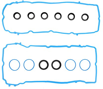 Valve Cover Gasket Set - Compatible with 3.6L V6 Dodge Journey, Durango, Avenger, Jeep Cherokee, Wrangler, Ram 1500, ProMaster, Chrysler 200, 300 - Replace VS50805R, 5184596AE