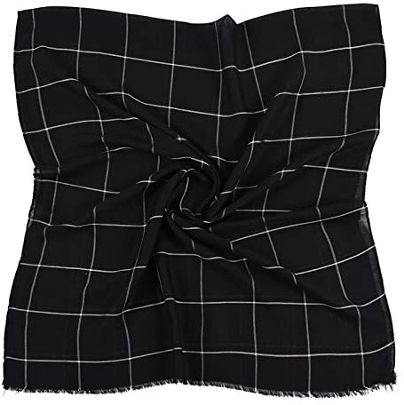 TianWlio Elegante Weiche Wraps Schals für Frauen Damen Mode Baumwolle und Leinen Gitter Druck Paris Gaze Schal Krawattenschal Verhindert Sonnenbaden im Großer Schal