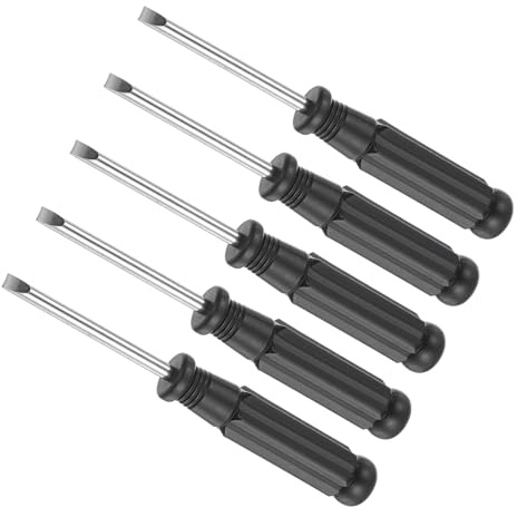 CoCud 5 Pièces. Mini Tournevis à Fente Taille 4,0 mm Petit Tournevis