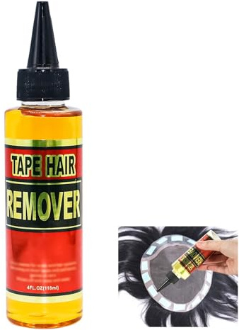 Hair Extension Tape Remover for Lace Wigs Gentle on Skin, Easy to Clean