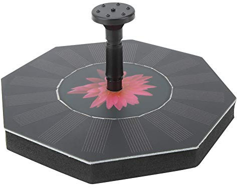 Decorazione da Giardino Ornamentale con Pompa per Fontana Galleggiante a Energia Solare Ottagonale