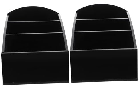 Mikinona Organizador Acrílico Práctico y Duradero para Bolsas de Té y Café Diseño de Rejilla Separada, Elegante y Compacto Hogar y Estancias