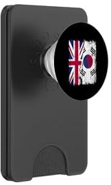 UK South Korea Half Flag British South Korean Heritage PopSockets PopWallet for MagSafe