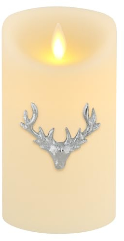Ljusstake Caloge I 6 cm silver | Boho Vintage ljusstake, adventsdekoration