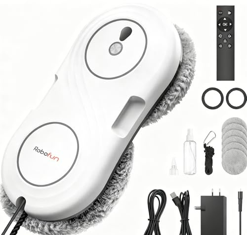 Robofun Robot lavavetri 7000Pa, rilevamento bordi, 3 modalità di pulizia D1