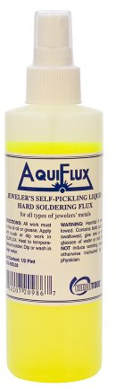EUROTOOL AquiFlux Jeweler's Self-Pickling Liquid Soldering Flux, 1/2 Pint Spray Bottle | SOL-932.03