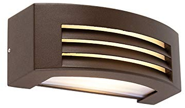 Qazqa hurricane - Appliques Moderno - 1 luce - L 290 mm - Ruggine - Moderno - Illuminazione esterna