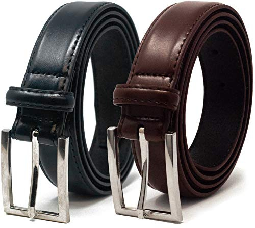 Ashford Ridge män 30 mm – läderbälte – dubbelpack
