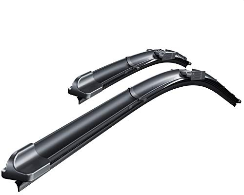 Mossa Escobillas limpiaparabrisas para la luna delantera adecuadas para Peugeot 3008 II (07.2016-2024) - escobillas plana Premium