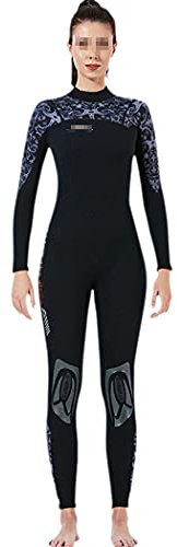 LIOPJH Fullbody Neoprenanzug für Herren und Damen, 3 mm, für Surfen, Tauchen, Segeln, Tauchen, Schnorcheln, Kaltwasser, Triathlon