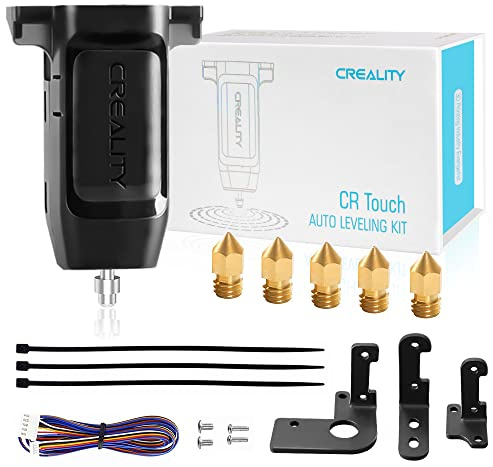 Creality Official CR Touch Auto Bed Leveling Sensor and 5 PCS 3D Printer Nozzles Kit for Ender 3 / Ender 3 V2 / Ender 3 Pro/Ender 5 / CR-10 3D Printer with 32 Bit V4.2.2 / V4.2.7 Mainboard
