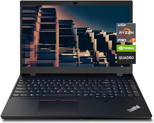Lenovo ThinkPad P15v Business Laptop, 15.6 FHD Display, AMD Ryzen 7 6850H, NVIDIA Quadro T600, 32GB DDR5 RAM, 1TB SSD, FP Reader, Backlit KB, IR CAM, HDMI, Wi-Fi 6, Windows 11 Pro, Black