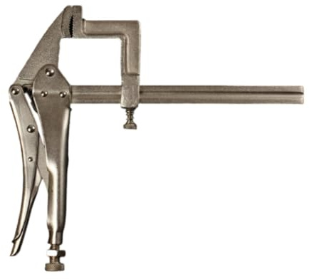 Whtkoph Morsetto per Lavorazione Del Legno, Pinza con Impugnatura Regolabile, Morsetto per Saldatura Professionale per Hobbisti, Multiuso, Acciaio Legato, Cap