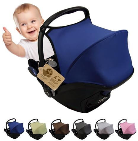 Capota parasol [protección solar para portabebés] compatible con Maxi Cosi Cabrio Fix grupo 0+ (azul)