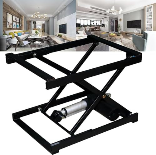 Tavolo elevatore elettrico a forbice, tavolo da pranzo, tavolo da caffè, piattaforma di lavoro, scrivania per computer, sollevatore elettronico a forbice con telecomando wireless per magazzini e fab