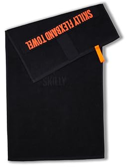 skilly FBT100 asciugamano fitness in cotone - asciugamano sportivo con funzione antiscivolo per attrezzature da allenamento - palestra 100 x 50 cm per palestra