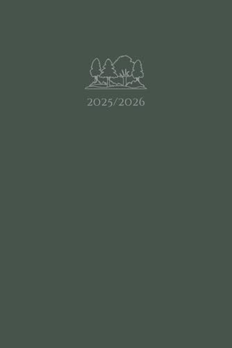 Schulplaner 2025/2026: Schülerkalender, Wochenplaner & Hausaufgabenheft | Medium (Wald Moosgrün)