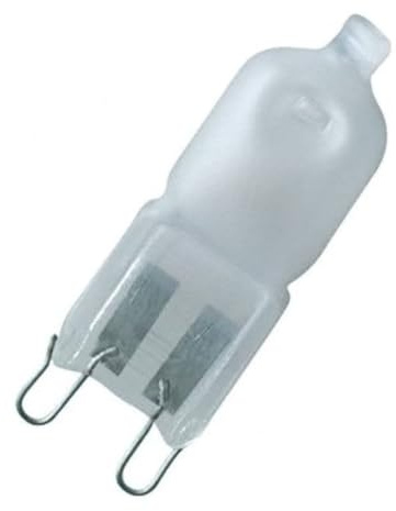 Osram Backofenlampe Halogenlampe G9 25W 260lm 2700K 230V - 300° - Mattiert - Warmweißes Licht - Dimmbar