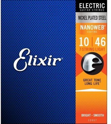 Elixir 12057 Electric Anti-Rust 7-String 010-056