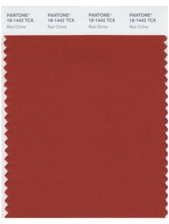 PANTONE Smart 18-1442X Color Swatch Card, Red Ochre