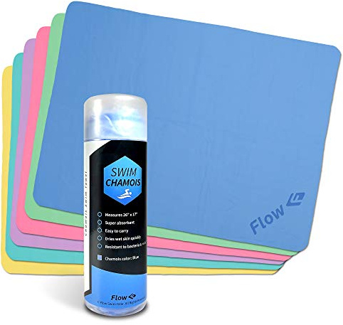 Flow Swim Chamois Towel - 26 x 17 (Yellow)