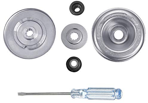 YuCool 6 Stücke Gartenmaschine Rasenmäher Stihl Klingenadapter Kit,Rasenmäher Blade Adapter Kit, Kragen Mutter, Wartung Schraubendreher Klingenadapter Aufsatz Wartung Kit