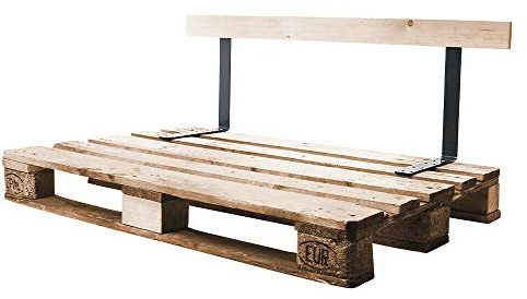 Bentatec 2X Lehne für Palettenmöbel Rückenlehnenhalter Lehnenhalter Sitzbank Lehnen Bank