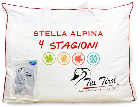 Piumino Oca Tex Tirol © Stella Alpina 4 Stagioni 100% Piumino Oca Tutte Le Misure - Matrimoniale 2 PIAZZE CM. 250X200