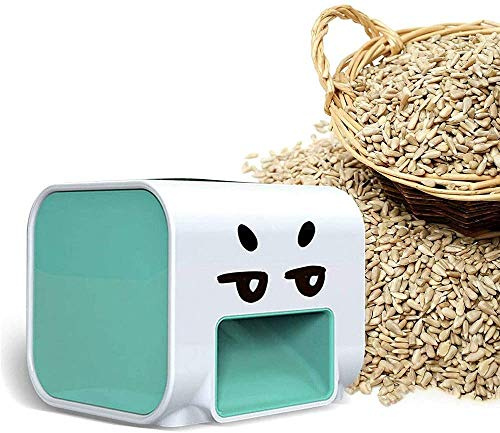 Manufatto di Semi di Melone Sbucciato - Proteggi I Tuoi Denti E Risparmia Tempo, Cracker, Apriscatole Automatico Portatile, Mini Macchina per Sgranare Semi di Girasole (Bianca)