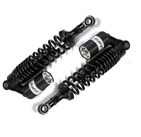Hegeiisy 360mm 14.17 Zoll 8mm Feder Universal Motorrad Stoßdämpfer Hinterradaufhängung ATV Quad Roller Dirt Bike Für CBR600 CBR400 CB500 YZF XC EXC XCF Schwarze