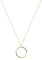 s.Oliver Kette mit Anhänger 925 Sterling Silber Damen Halsschmuck, mit Zirkonia synth., 55+5 cm, Gold, Ring, Kommt in Schmuck Geschenk Box, 2034886