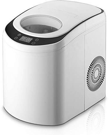 Ice Maker,Ice Making Machine with Lcd Screen And Smart Timing Ice Cubes Ready in 6 Mins Make 12Kg Ice in 24 Hrs Portable Small Ice Cube Maker for Countertop Home Bar wang