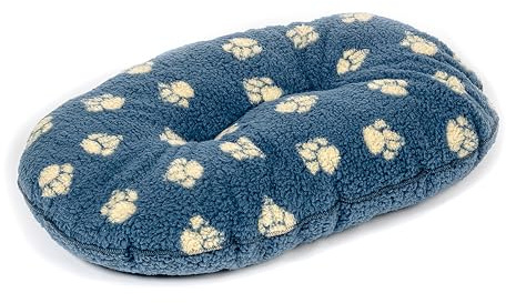 Danish Design Harbour Paw - Sherpa Fleece Quilted Mattress Grey Dog Bed for Adult/Senior/Puppy Beds - 21in