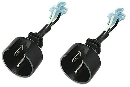 2 Pack 841724 Vacuum Power Plug Assembly Fits For Proteam 841724, Fits For Super Coach Pro 6, 10 Replacement Part 841724 (Black)