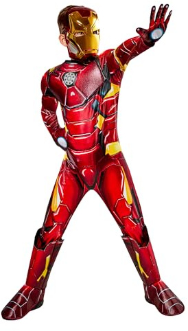Rubie's Official Iron Man Premium Child Costume, Kids Superhero Fancy Dress