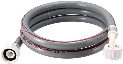 XYWHPGV Automatic Washing Machine Inlet Hose Water Pipe PVC 2M BSP3/4 Washer Connector Explosion Proof Grey(ee26f be8ad e2292 c3dec 045f9 b2ab0