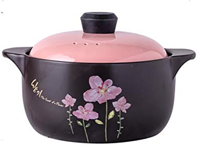 Pot en céramique, cocotte, pot à soupe, pot en pierre en céramique domestique à gaz, pot à haute température résistant au feu et à la chaleur, pot à bouillie de soupe (taille : 3