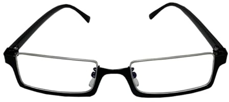 Xinchangda Bungo Stray Dogs Anime Eyeglass Ranpo Edogawa Glasses Half-Rim Glasses with Flat Lenses Anime Cosplay Props Accessories