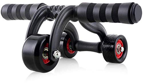 UsmAsk Roller-Rad-Trainingsgerät – Rad, innovatives ergonomisches Bauch-Roller-Trainingsgerät – Roller für Heim-Fitnessstudio – Maschine für Bauchtrainer – Bauch-Roller mit Kniepolster
